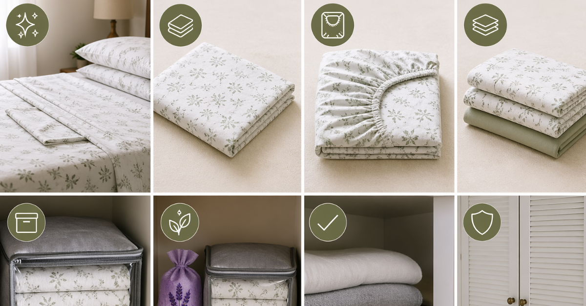 How to Properly Store Bedsheets to Prevent Damage