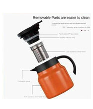 Stainless Steel Double Wall Vacuum Insulated Flask | Orange