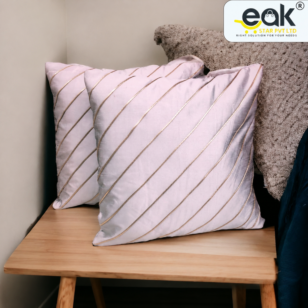 Eakstar | Cushion Covers | Pack of 5 | Pink