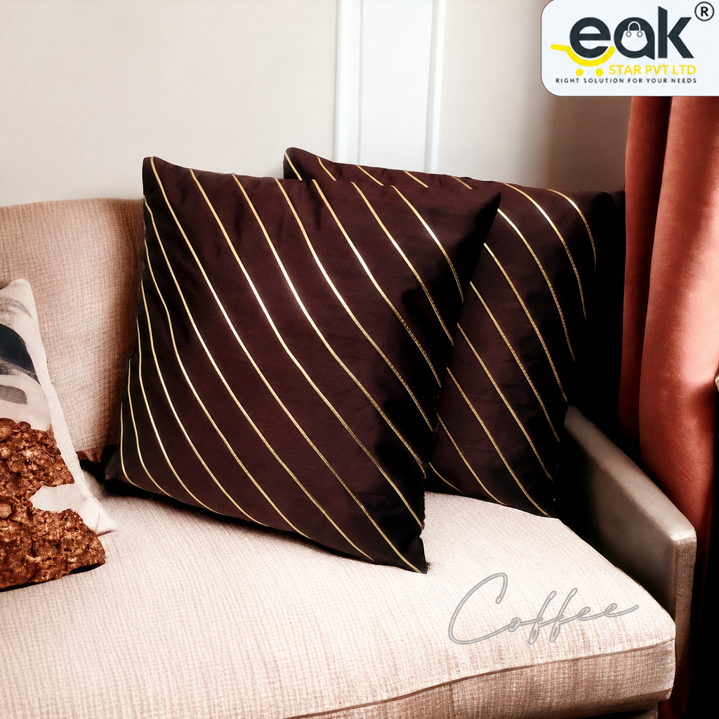 Eakstar | Cushion Covers | Pack of 5 | Dark Mehroon