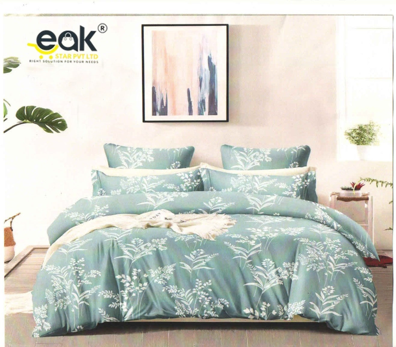 Eakstar | Fitted Bedsheet | King Size