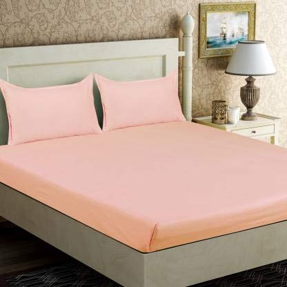 Eakstar | Fitted Bedsheets | Light Pink Fitted Bedsheet