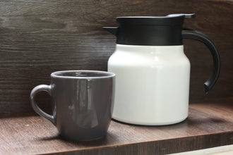 Stainless Steel Double Wall Vacuum Insulated Flask | White
