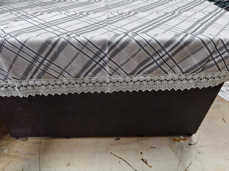 Eakstar Premium Table Cloth in Big Size with Crochet Lace Border – 90x60