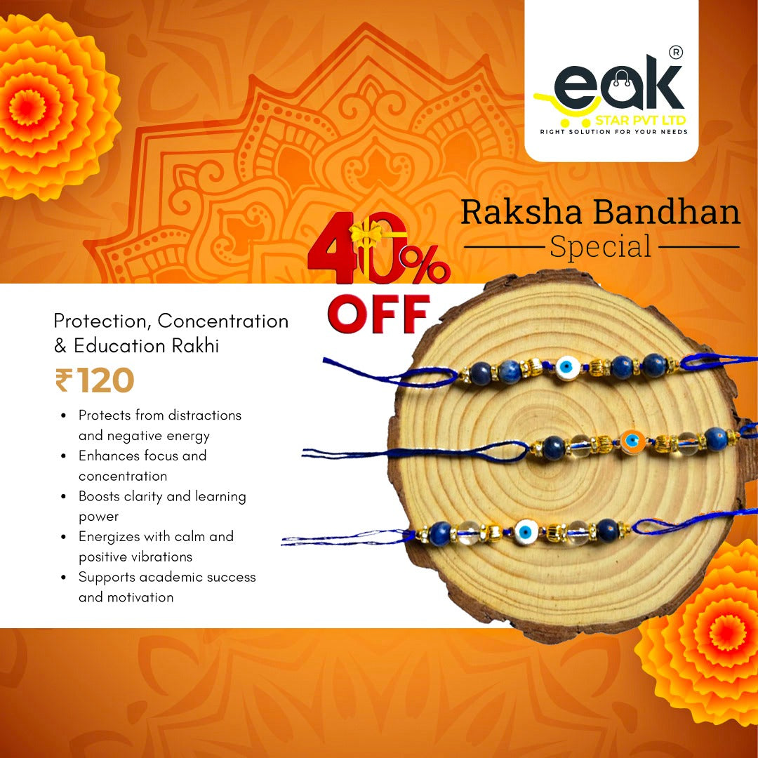 Eakstar | Protection, Concentration & Education Rakhi