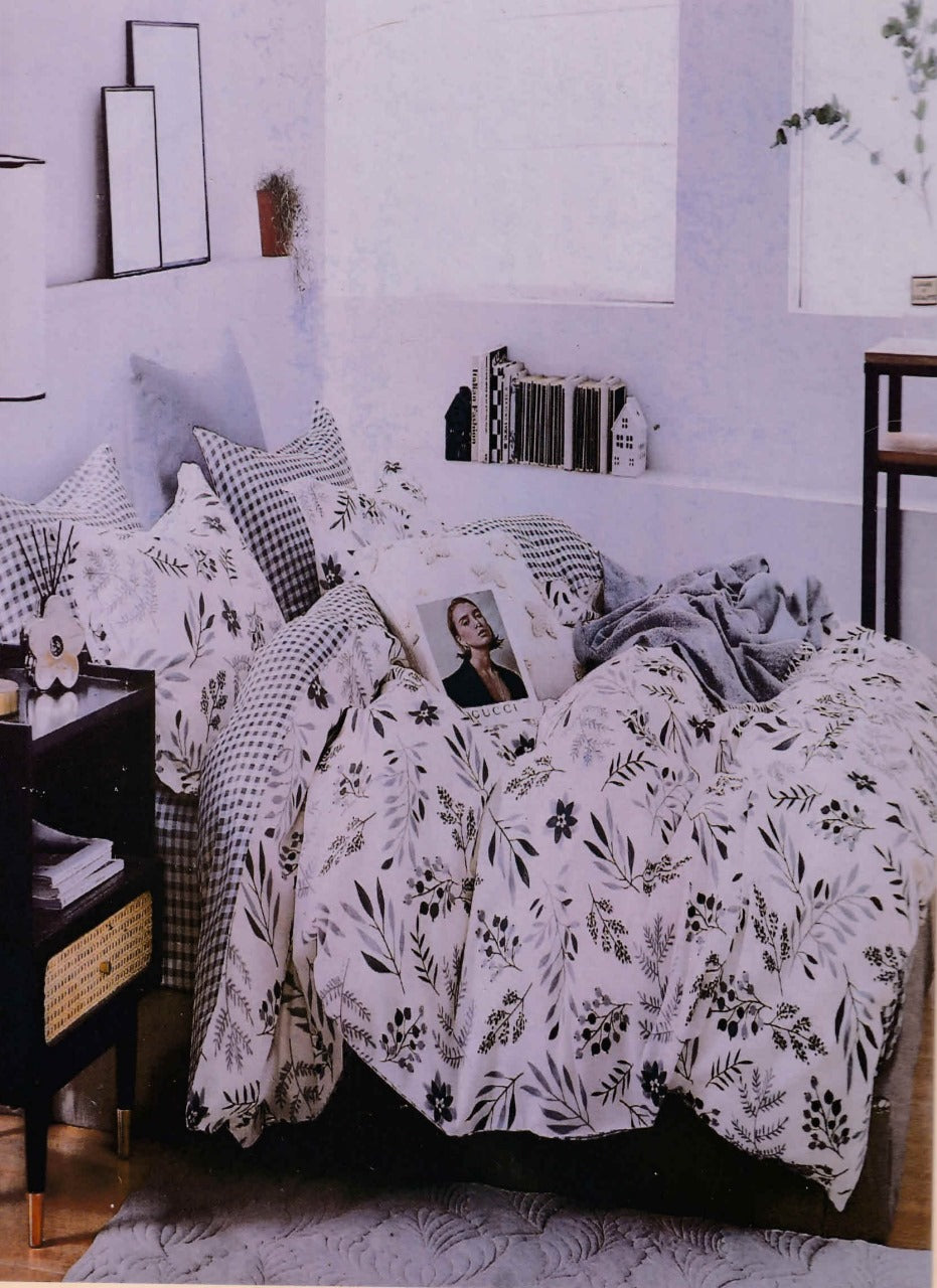 Eakstar | Modern Art Collection | Bedsheet | Floral Design - Eakstar