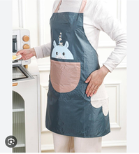 Kitchen Apron with Front Pocket and Coral Velvet Side Towel | PVC Waterproof | Unique Design for Men and Women | Perfect for Home and Restaurant Use