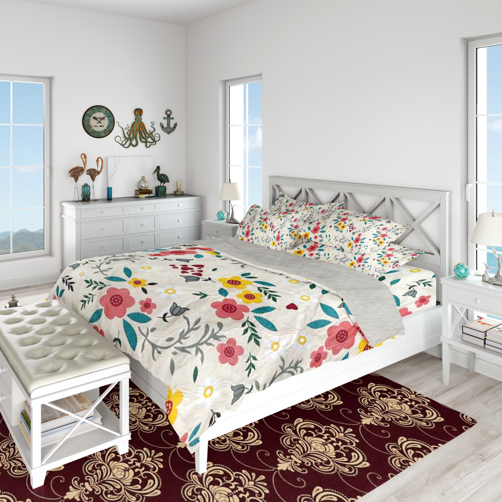 EakStar | Comforter Set | 4 Piece Set | Double Bed | Queen Size