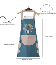 Kitchen Apron with Front Pocket and Coral Velvet Side Towel | PVC Waterproof | Unique Design for Men and Women | Perfect for Home and Restaurant Use