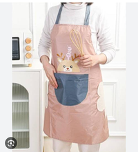 Kitchen Apron with Front Pocket and Coral Velvet Side Towel | PVC Waterproof | Unique Design for Men and Women | Perfect for Home and Restaurant Use